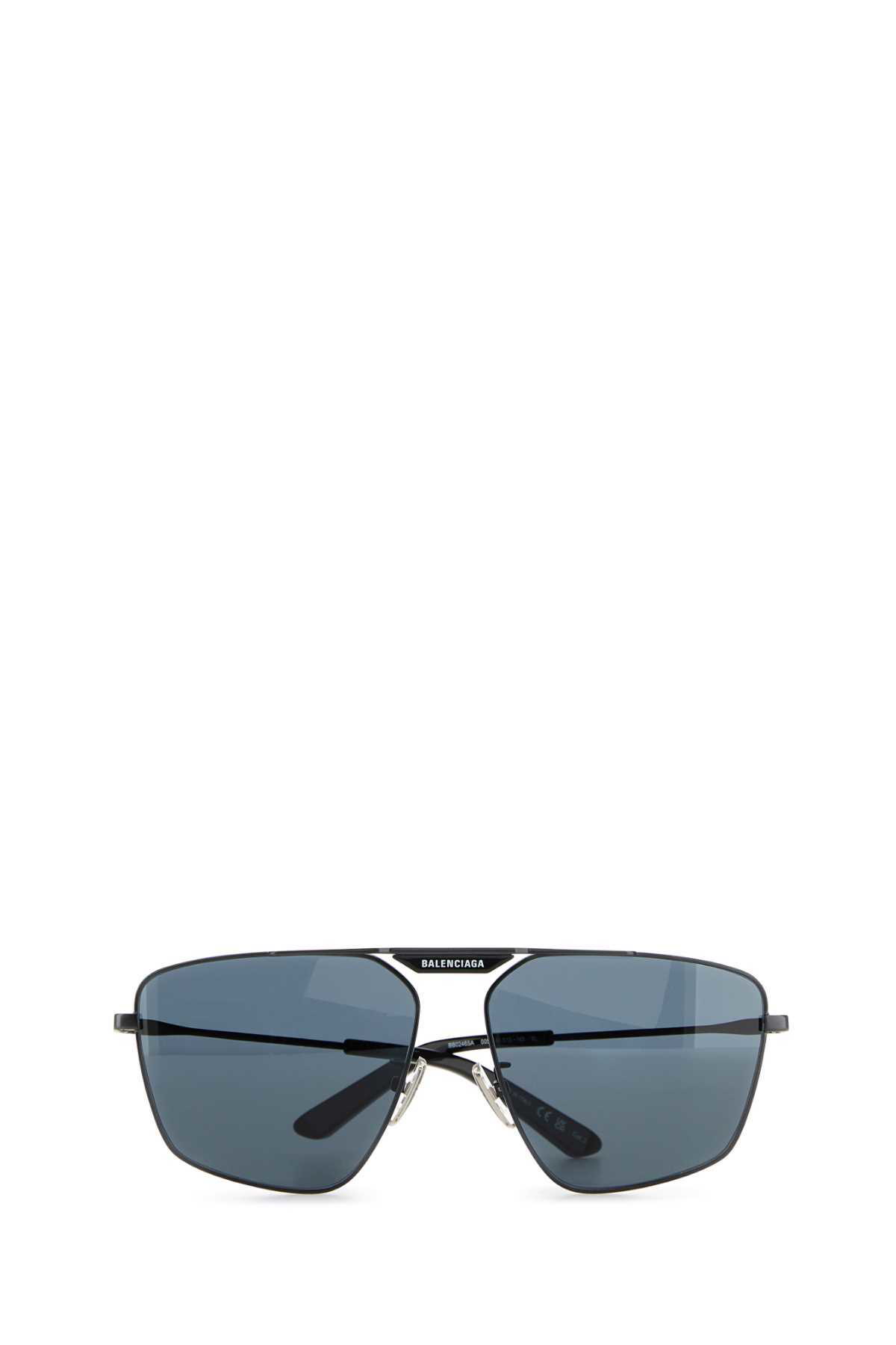 サングラス Balenciaga Black l Tag 2.0 Navigator Sun Balenciaga Black Metal Tag 2.0 Navigator Sunglasses Balenciaga