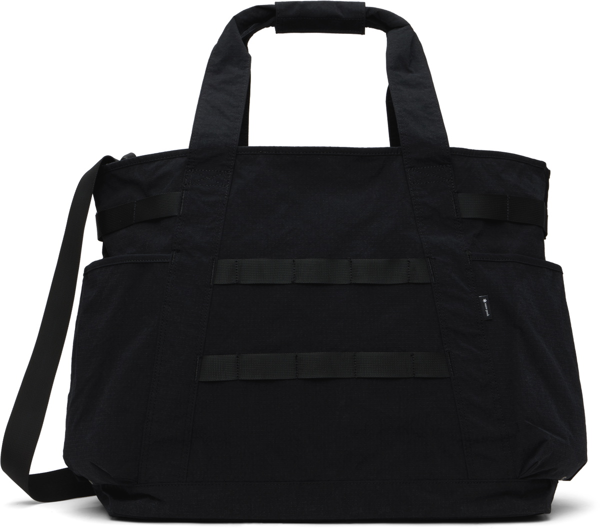 Snow Peak Black Lightweight Taslan Ripstop Tote