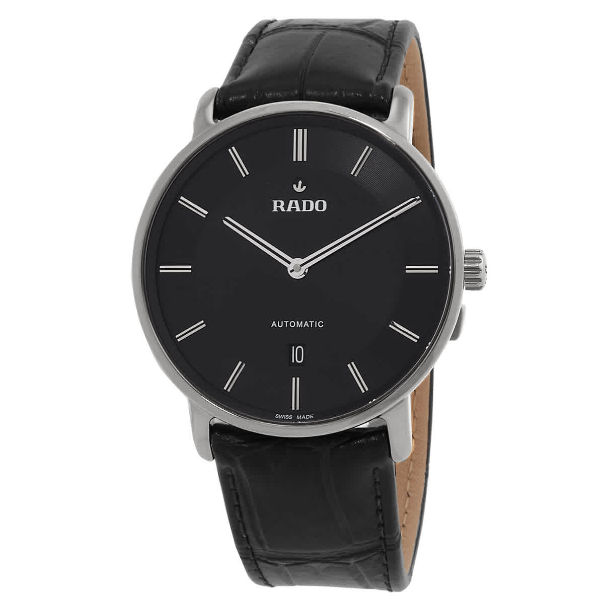 Rado DiaMaster Automatic Black Dial Mens Watch R14067166 Rado