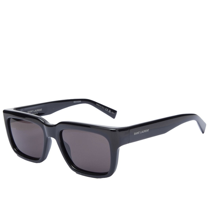 Photo: Saint Laurent Sunglasses Saint Laurent SL 615 Sunglasses in Black/Black