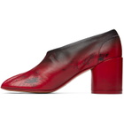 MM6 Maison Margiela Red Anatomic Block-Heel Heels
