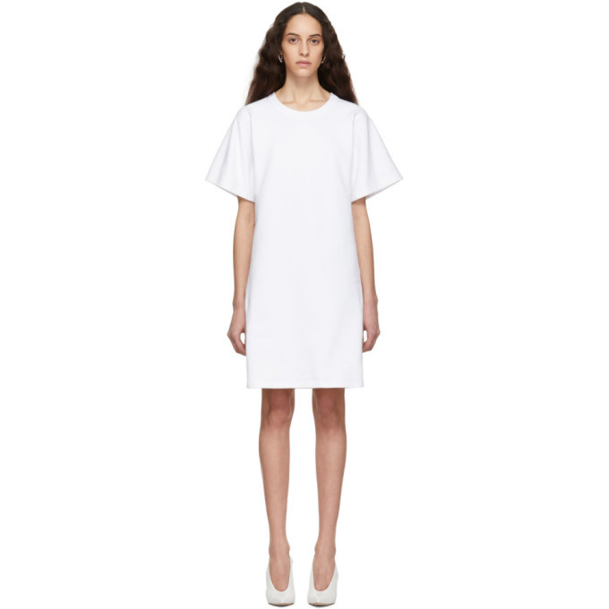 A-Plan-Application White T-Shirt Dress