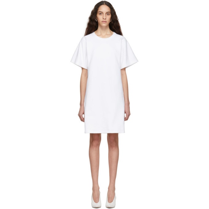 Photo: A-Plan-Application White T-Shirt Dress