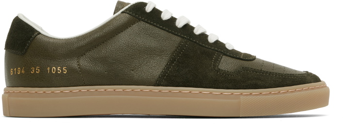 Photo: Common Projects Khaki Bball Duo Slim Sneakers