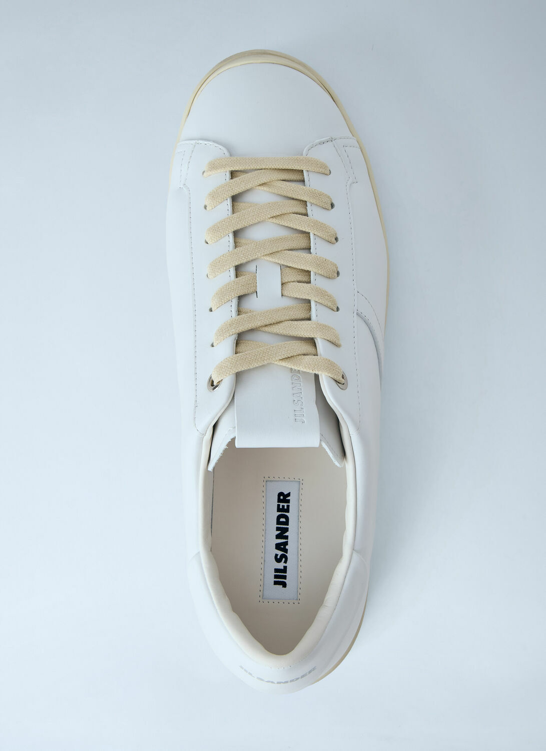 Jil Sander Leather Sports Sneakers
