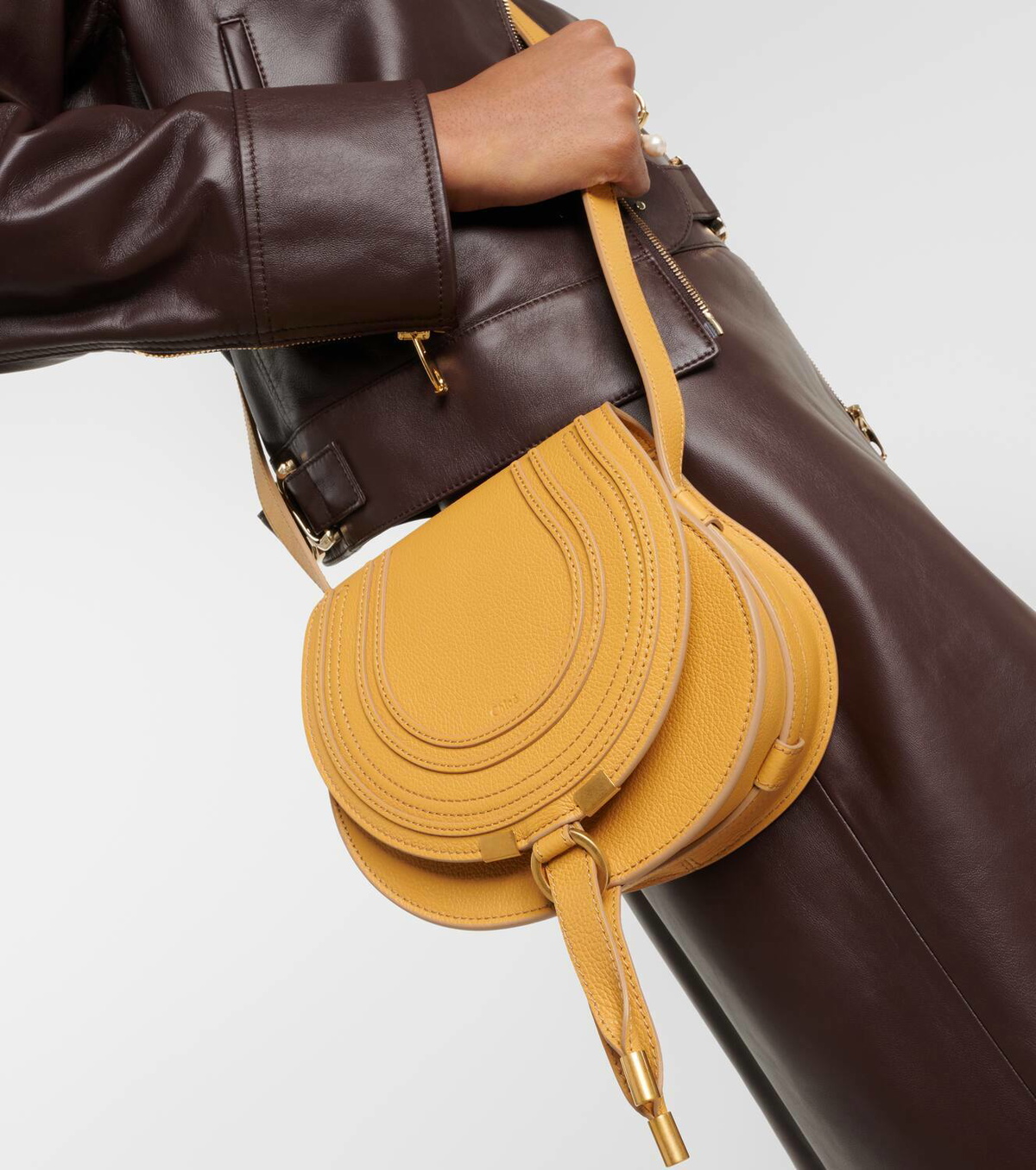 Chloé Marcie Mini leather crossbody bag