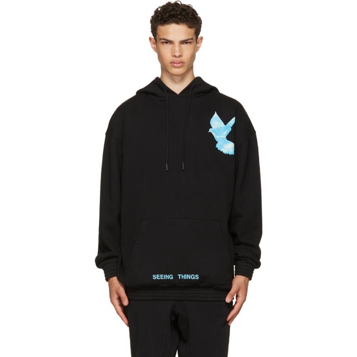 Photo: Off-White Black Not Real Dove Hoodie