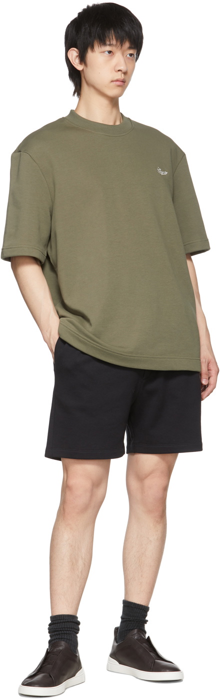 Ermenegildo Zegna Black Comfortional Shorts