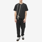 Craig Green Men's Laced T-Shirt in Black/Cream