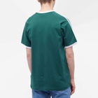 Adidas Men's 3 Stripe T-Shirt in Mineral Green