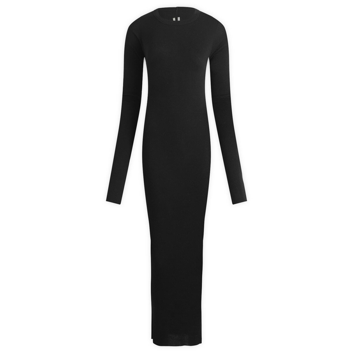 Rick Owens Black Viscose Dress Rick Owens