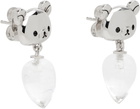 JIWINAIA Rilakkuma Edition Rock Crystal Earrings