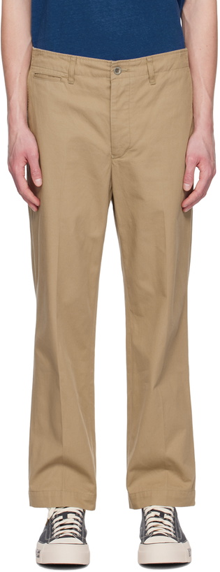 Photo: Visvim Beige Tapered Trousers