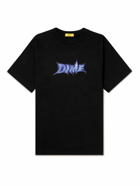 DIME - Ghostly Logo-Print Cotton-Jersey T-Shirt - Black