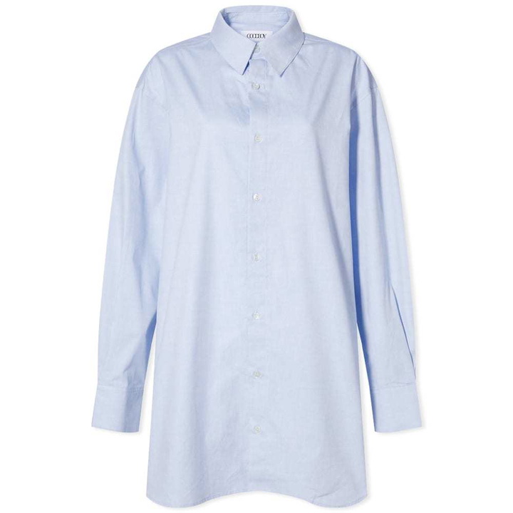 Photo: XOXOGOODBOY Oversized Back Logo Shirt Dress