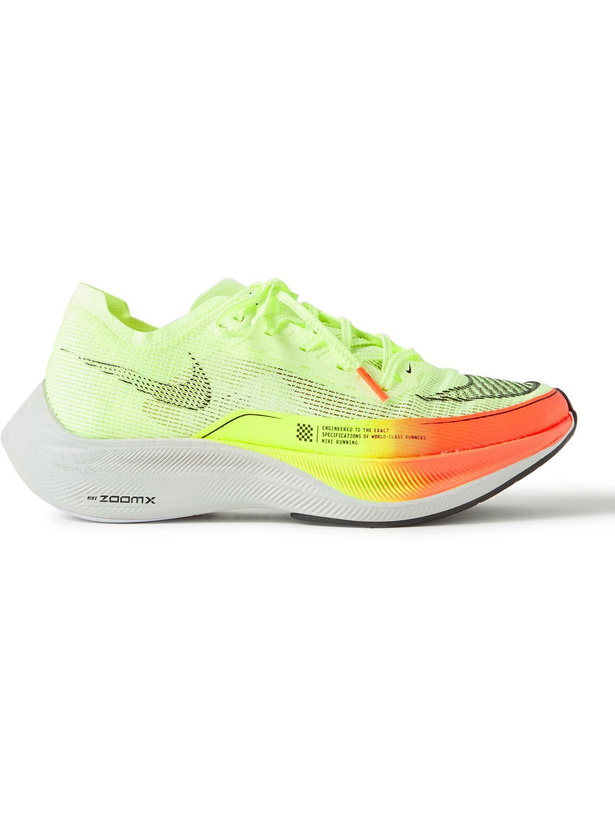 Photo: Nike Running - ZoomX Vaporfly Next% 2 Mesh Running Sneakers - Yellow