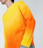 ERL - Gradient mohair-blend sweater