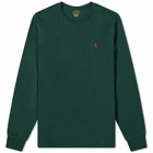 Polo Ralph Lauren Men's Long Sleeve Custom Fit T-Shirt in College Green