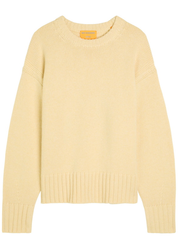 Photo: Guest In Residence Cozy Cashmere Jumper Cream