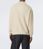 JW Anderson Ribbed-knit wool and cotton sweater