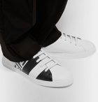 Fendi - Logo-Print Leather Sneakers - Men - White