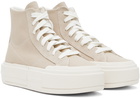 Converse Beige Chuck Taylor All Star Cruise High Top Sneakers