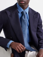 Mr P. - 8cm Linen and Silk-Blend Tie