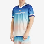 Casablanca Men's Football Shirt in Blue Gradient