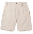 Incotex - Linen Bermuda Shorts - Neutrals