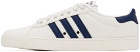 Noah White & Blue adidas Originals Edition Adria Sneakers