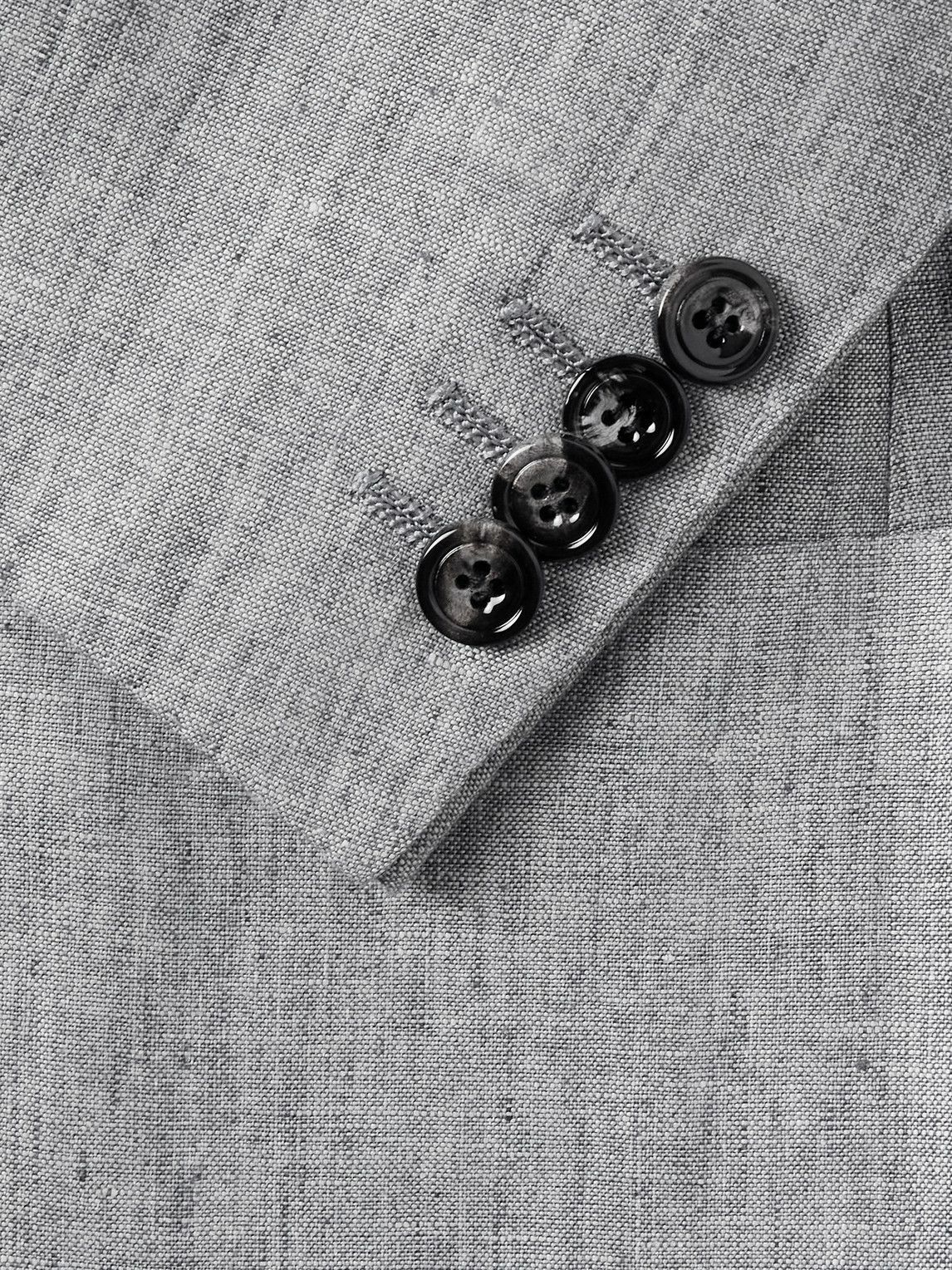 Kiton - Linen Blazer - Gray