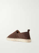 Frescobol Carioca - Helio Suede Espadrilles - Brown