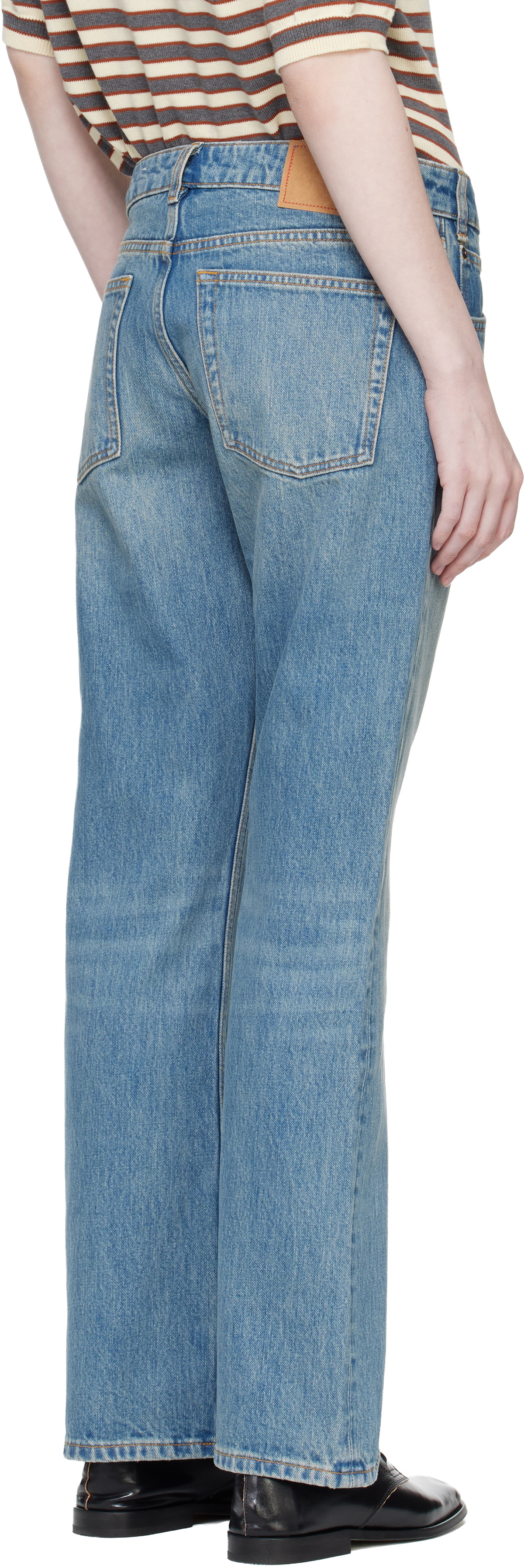 JEANERICA Blue Kyoto Droit Jeans