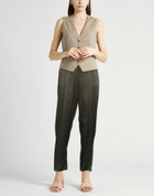 Peserico Womens Pants Military in Green