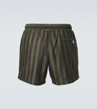 Orlebar Brown Boxer striped swim trunks