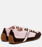 Givenchy Slim suede-trimmed sneakers