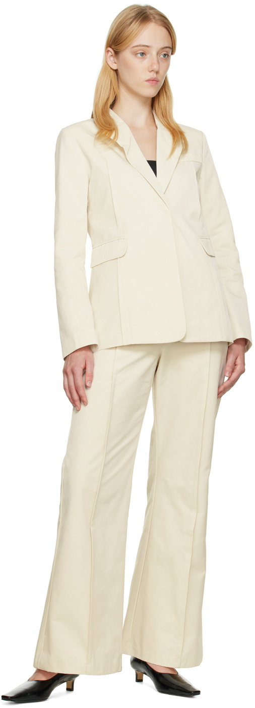 THIRD FORM Off-White Line Through Trousers