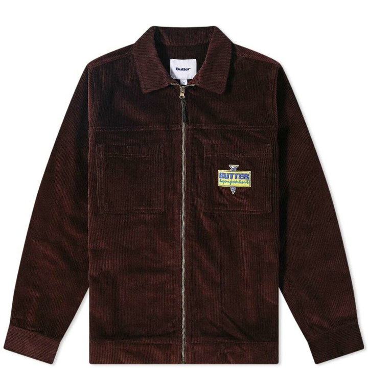 Photo: Butter Goods Men's High Wale Cord Overshirt in Dusty Plum