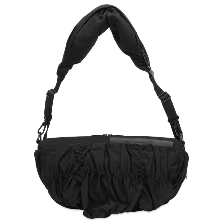 Photo: Cote&Ciel Orne Otra Gathered Cross Body Bag in Black 