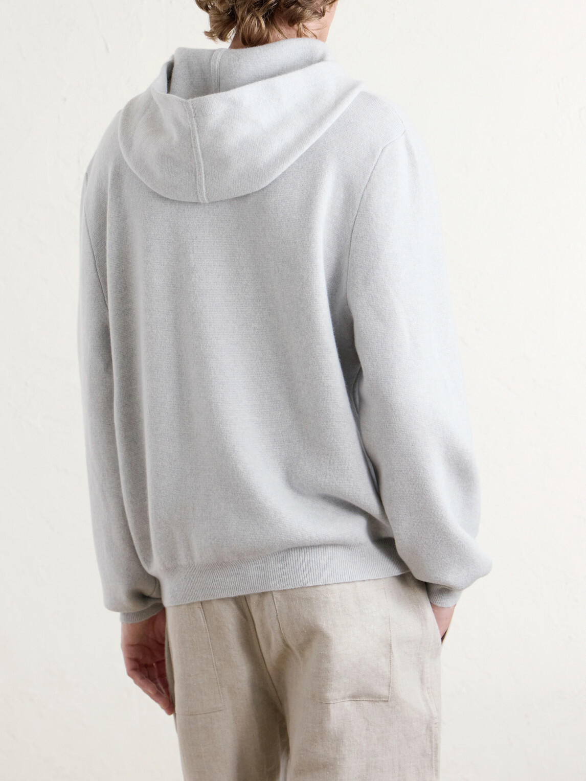 God's True Cashmere - Cashmere Hoodie - Gray