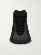 adidas Originals - Yeezy QNTM Primeknit, Mesh and Nubuck Sneakers - Black