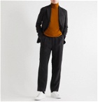 Giorgio Armani - Tapered Matelassé Suit Trousers - Gray