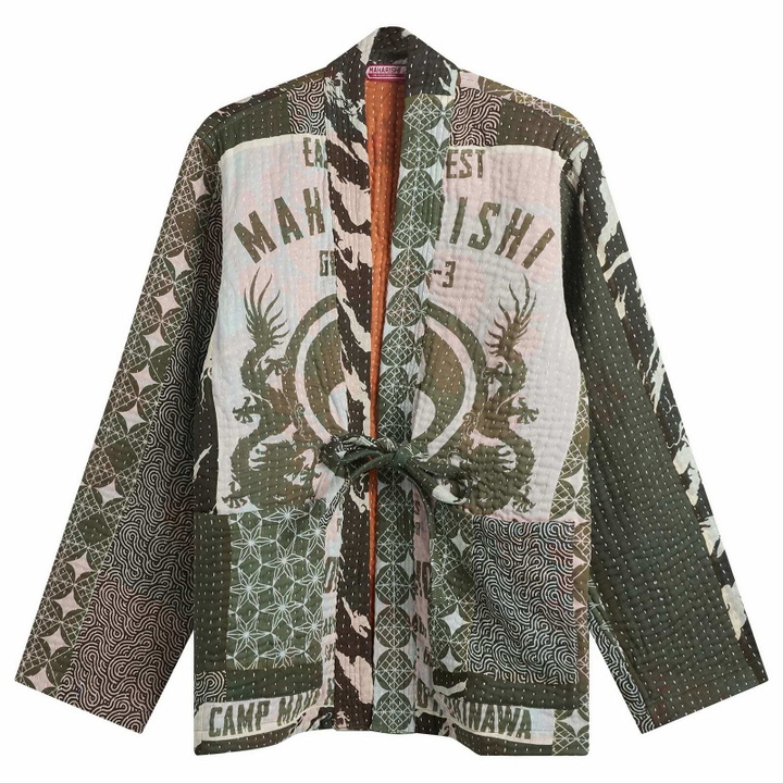 Photo: Maharishi Men's Maha Dry Goods Kimono in Ecru/Olive