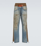 Acne Studios Deconstructed checked jeans