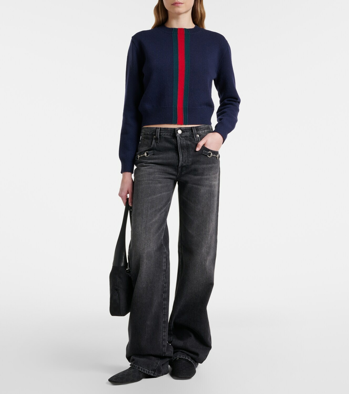 Gucci Horsebit GG Canvas loafers