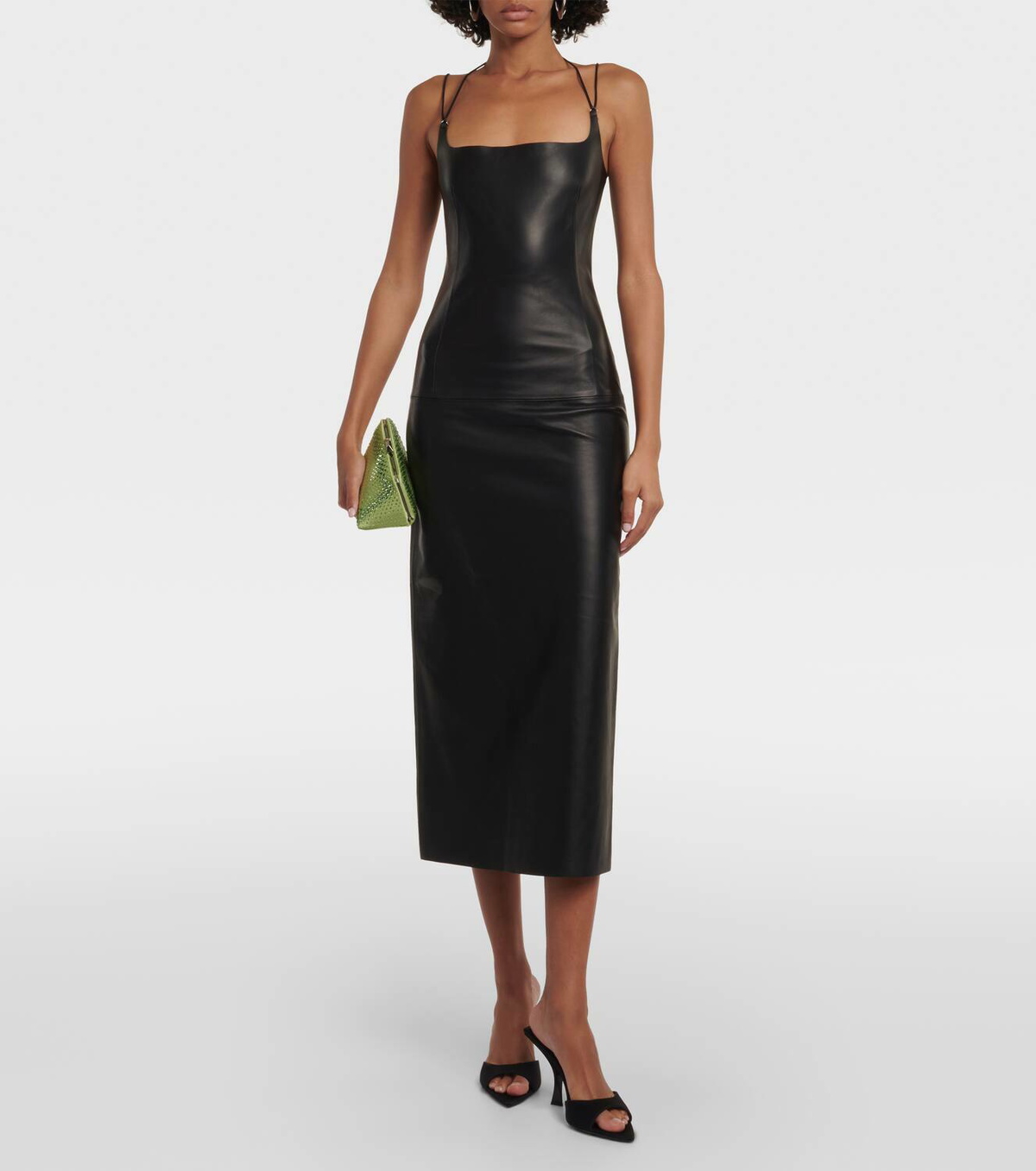 The Attico Ester satin mules