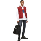 Dsquared2 Red Down Quilted Vest