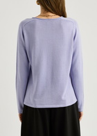 Eileen Fisher Cotton-blend Jumper Lilac