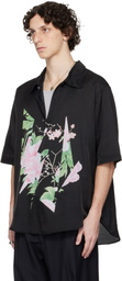 OUR LEGACY WORK SHOP Emporio Armani Black Pantelleria Shirt