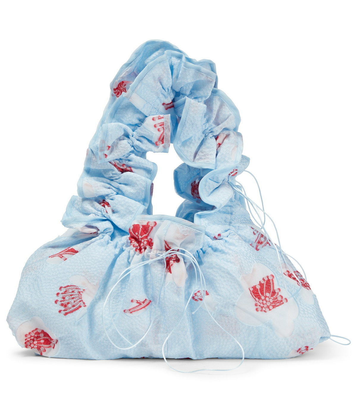 CECILIE BAHNSEN Umi Cotton Denim Top Handle Bag Cecilie Bahnsen